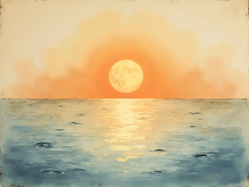 Illustration des Traums: Abend