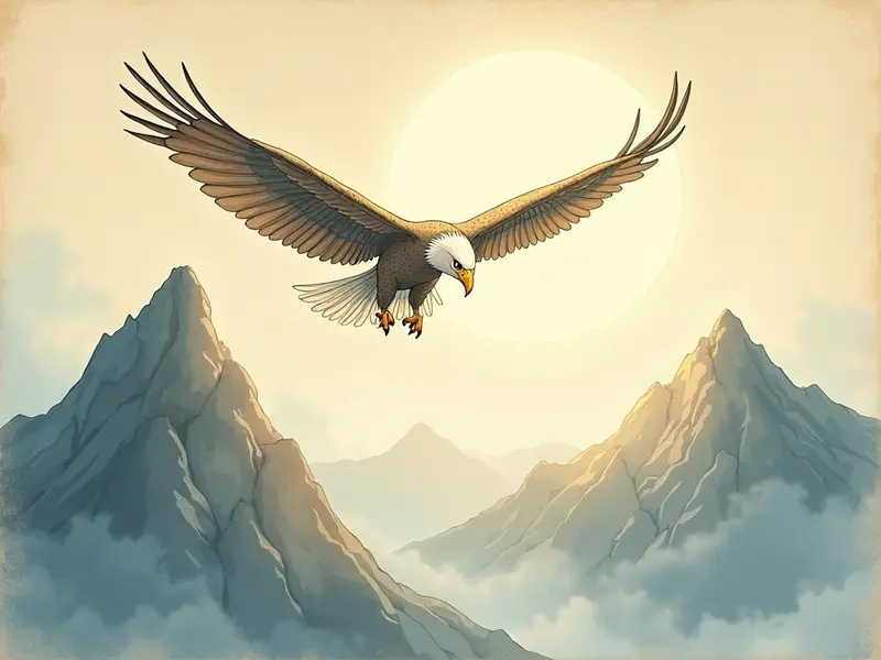 Illustration des Traums: Adler
