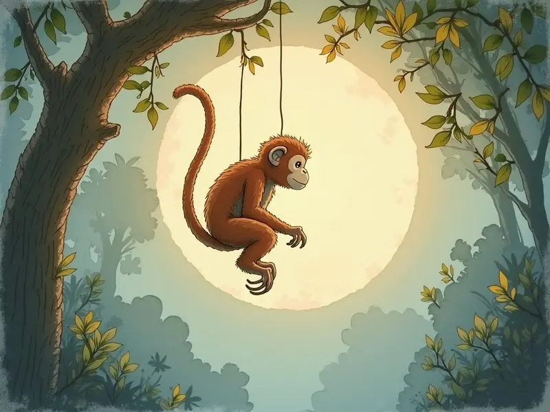 Illustration des Traums: Affe