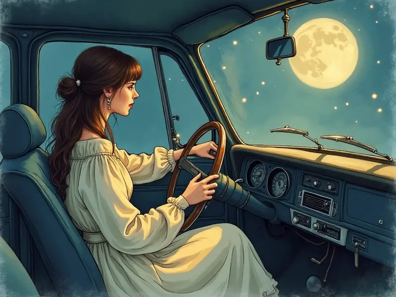 Illustration des Traums: Autofahren