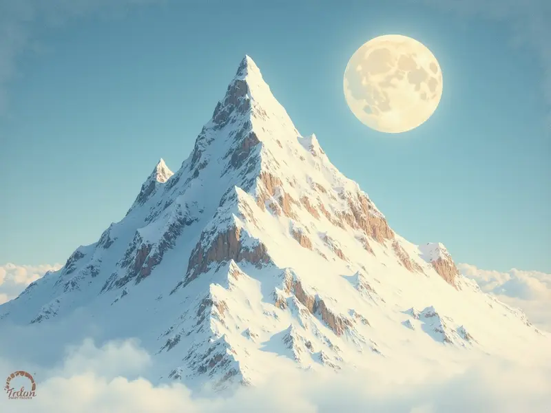 Illustration des Traums: Berg