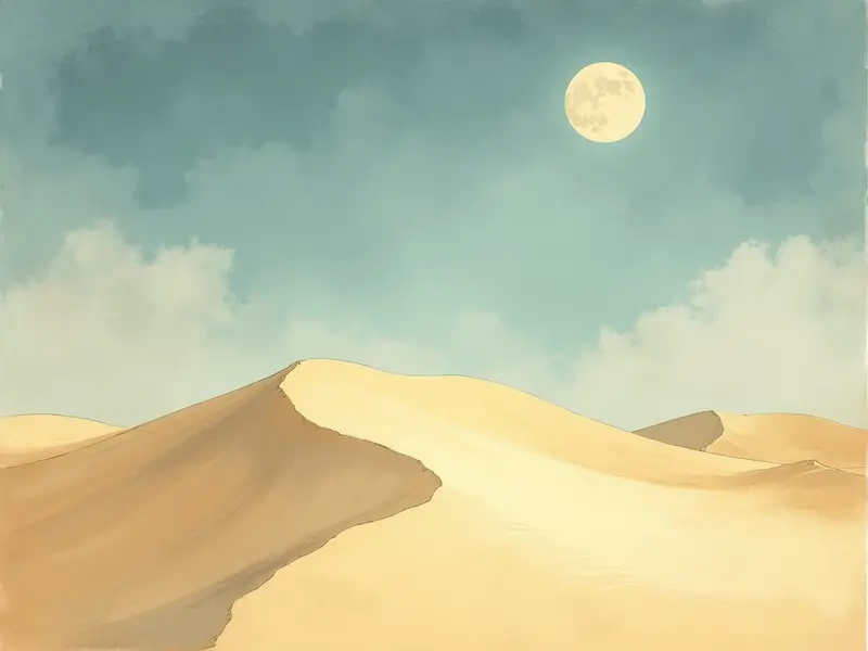 Illustration des Traums: Düne