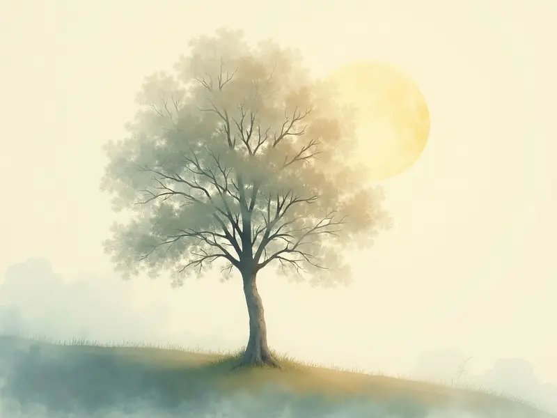Illustration des Traums: Esche