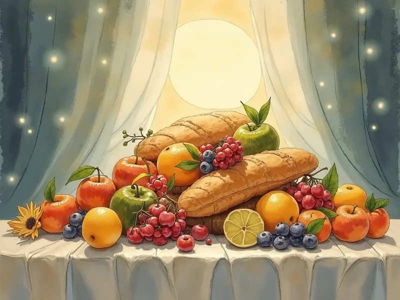 Illustration des Traums: Essen