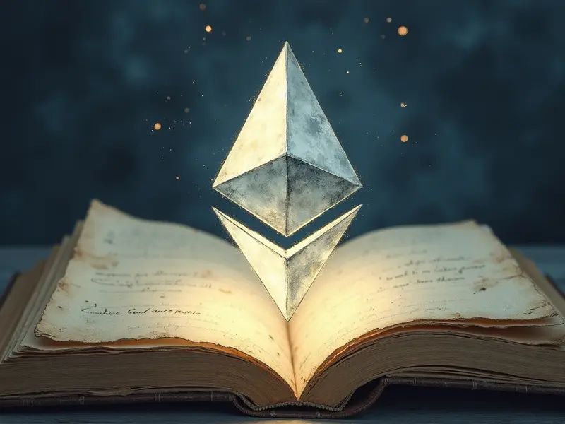 Illustration des Traums: verschwindendes Ethereum