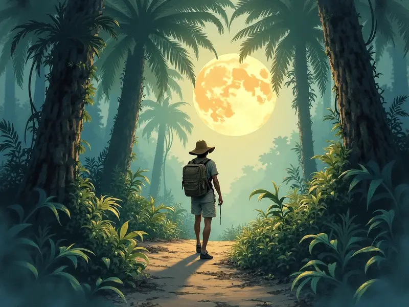 Illustration des Traums: Expedition
