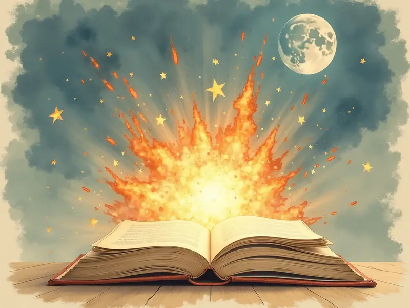 Illustration des Traums: Explosion