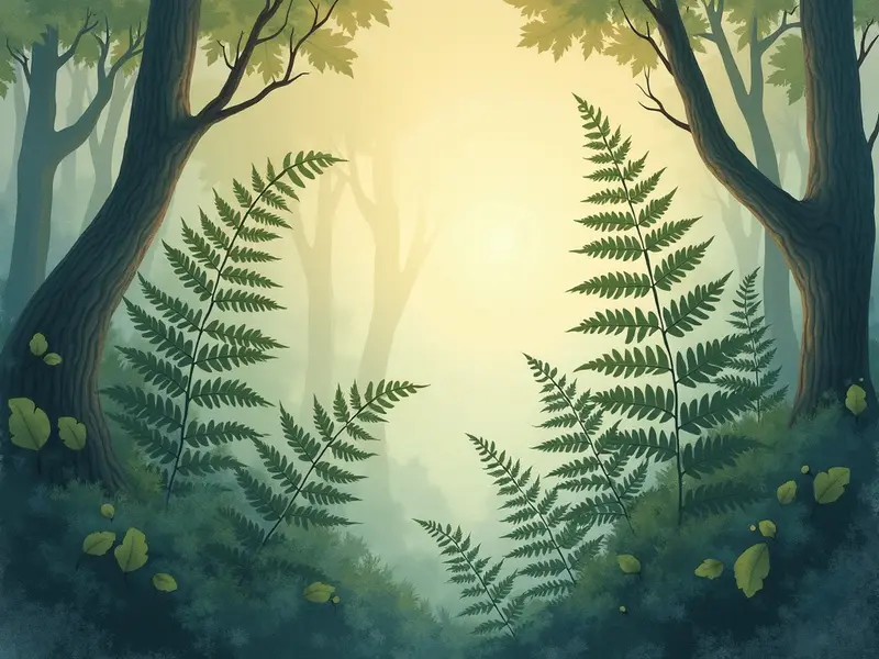 Illustration des Traums: Farn