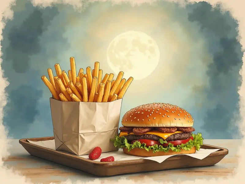Illustration des Traums: Fast Food