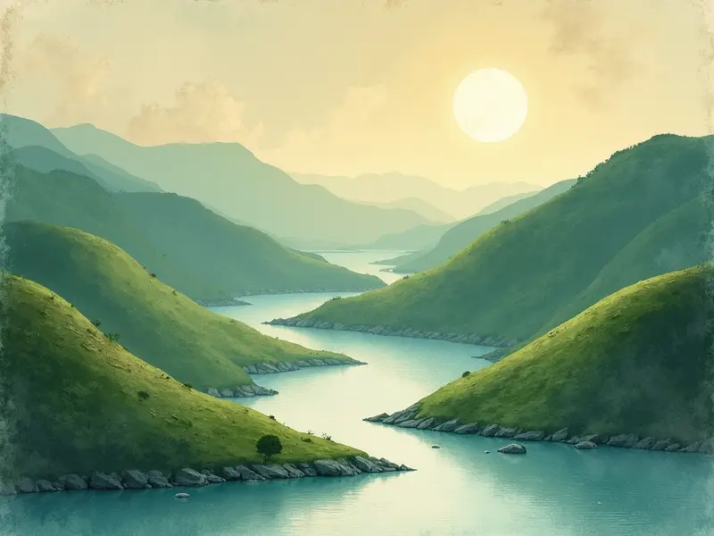 Illustration des Traums: Fluss