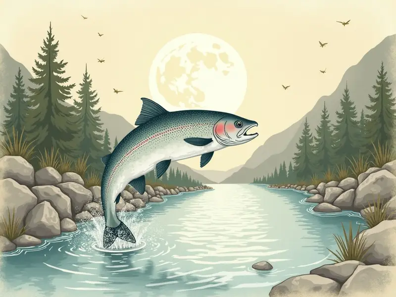 Illustration des Traums: Forelle