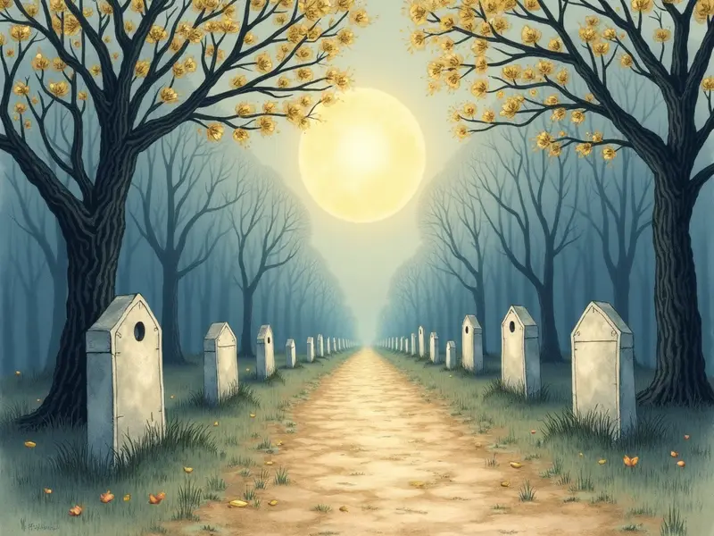 Illustration des Traums: Friedhof