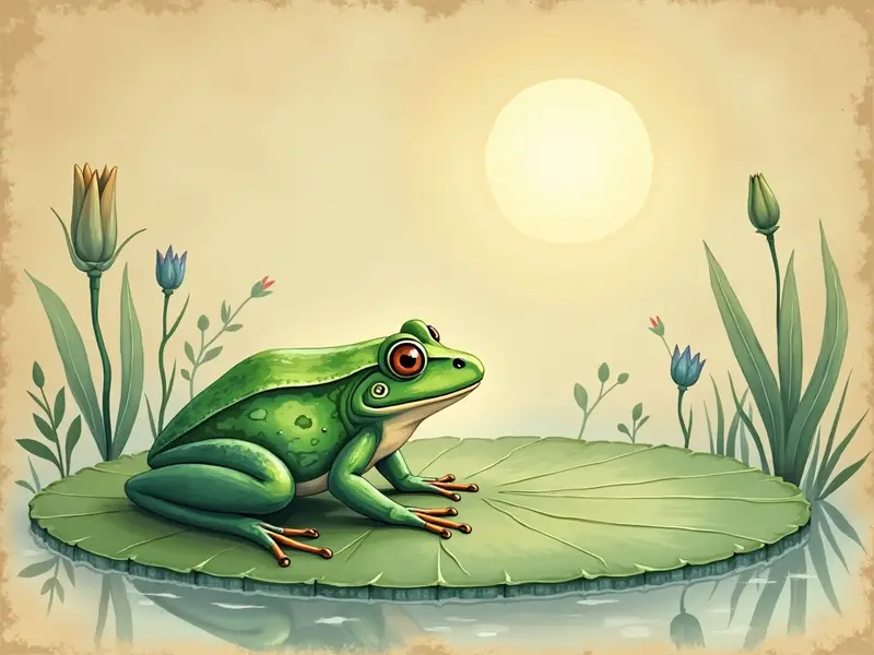 Illustration des Traums: Frosch