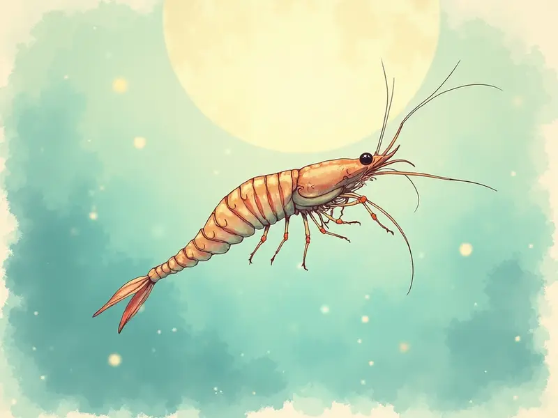 Illustration des Traums: Garnelen