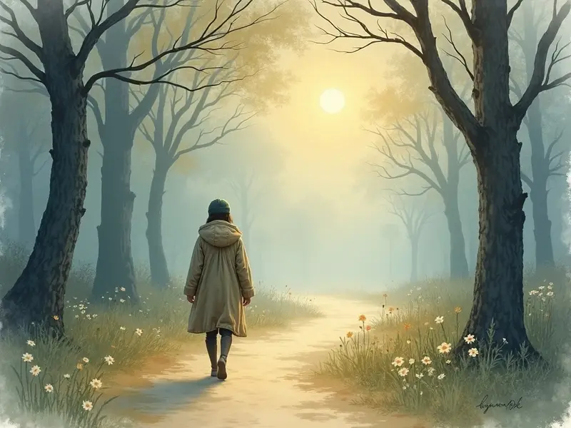 Illustration des Traums: Gehen
