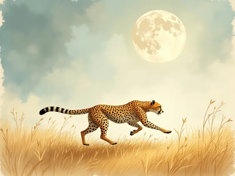 Illustration des Traums: Gepard