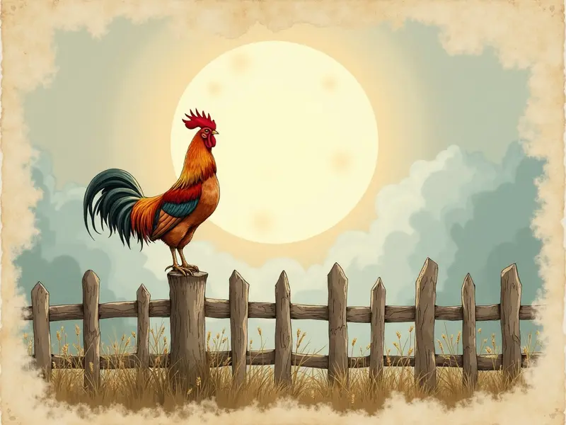 Illustration des Traums: Hahn