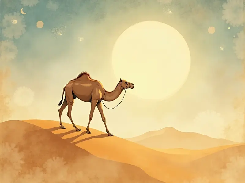Illustration des Traums: Kamel