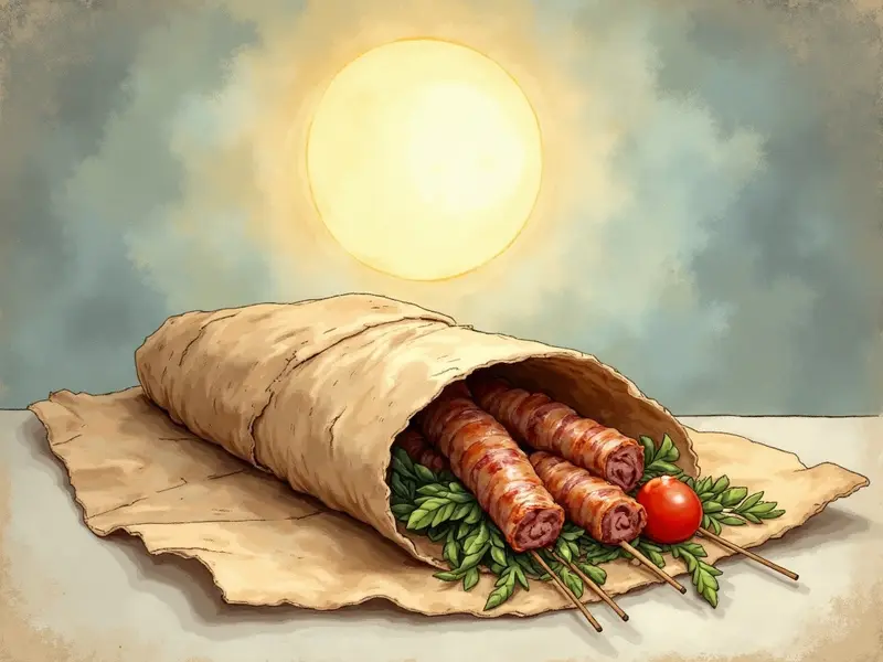Illustration des Traums: Kebab