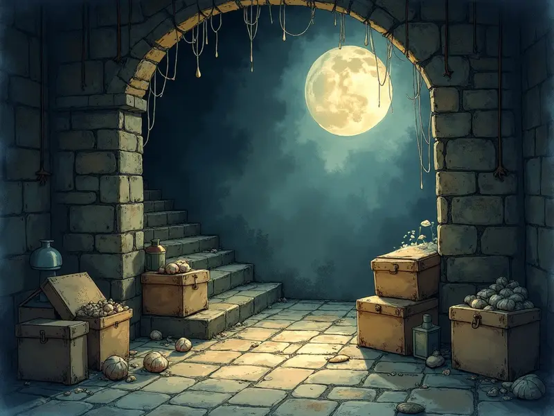 Illustration des Traums: Keller