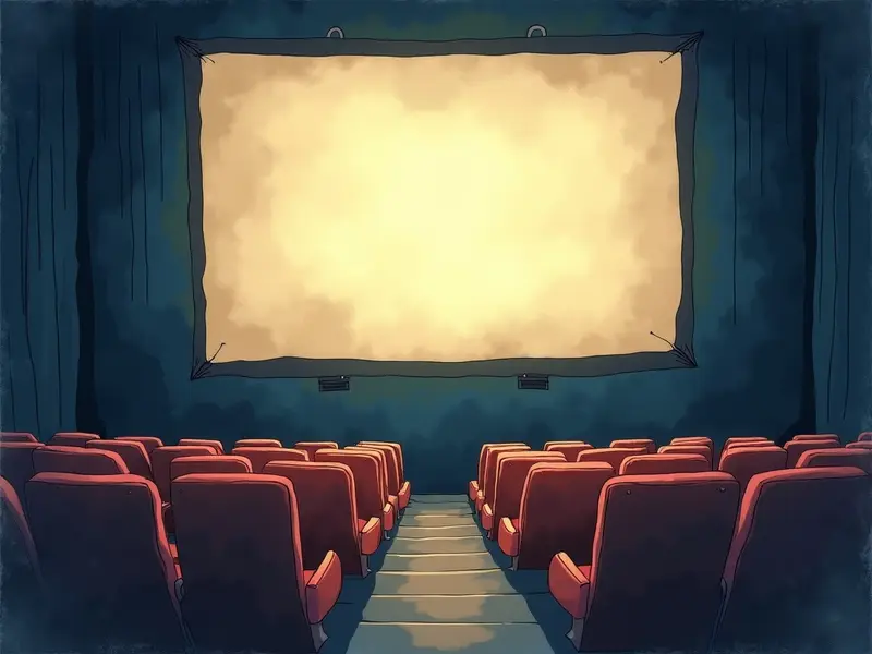 Illustration des Traums: helles Kino