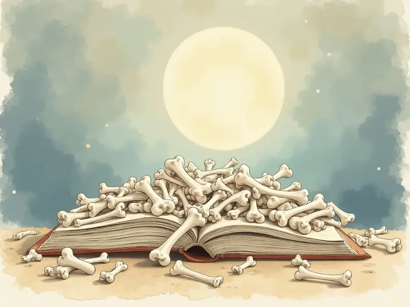 Illustration des Traums: Knochen