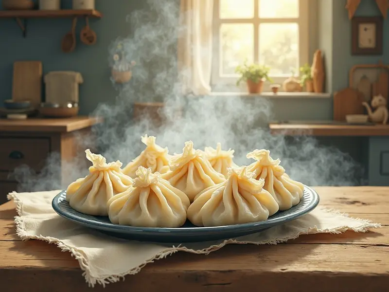 Illustration des Traums: Knödel