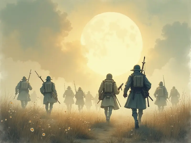 Illustration des Traums: Krieg