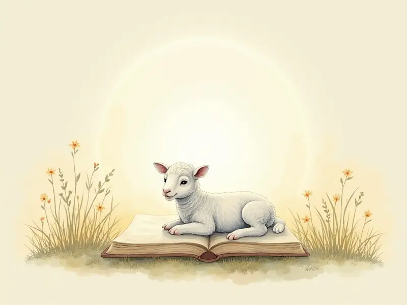 Illustration des Traums: Lamm