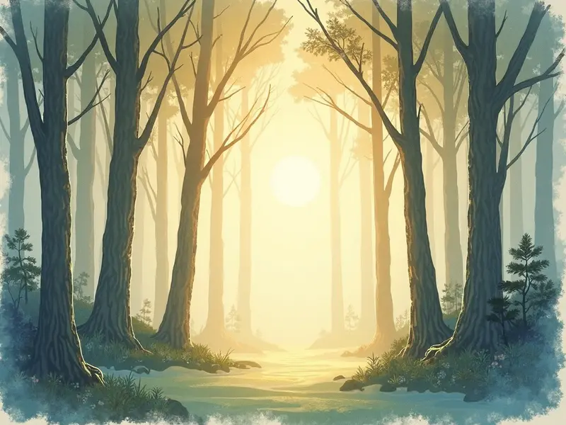 Illustration des Traums: Lichtung