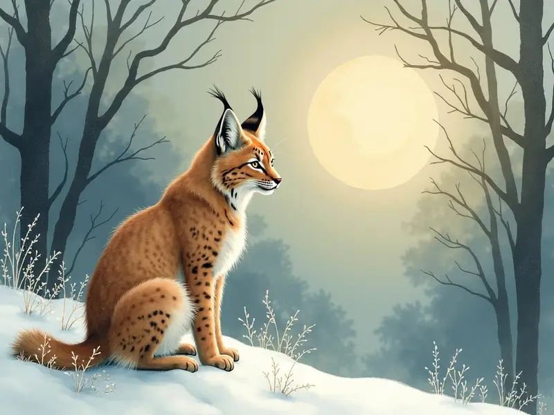 Illustration des Traums: Luchs