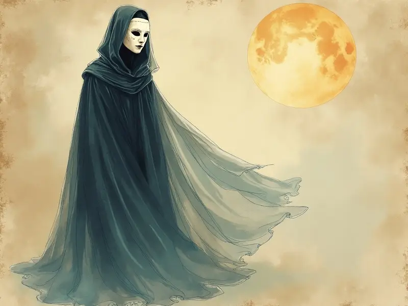 Illustration des Traums: Maske