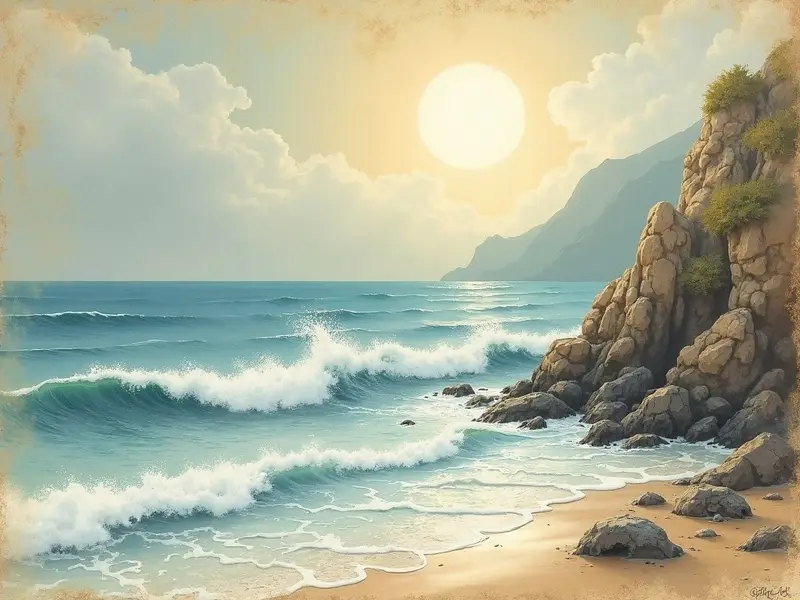 Illustration des Traums: Meer