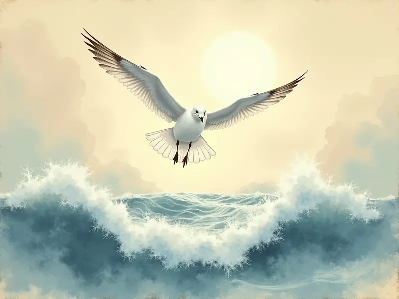 Illustration des Traums: Möwe