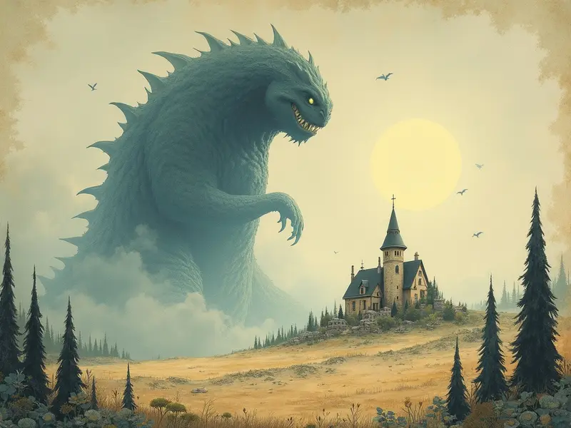 Illustration des Traums: Monster