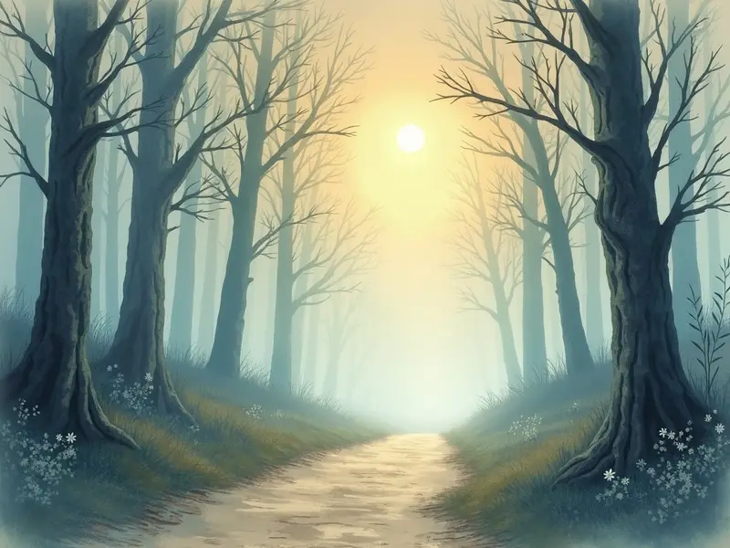 Illustration des Traums: Nebel