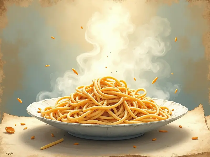 Illustration des Traums: Nudeln