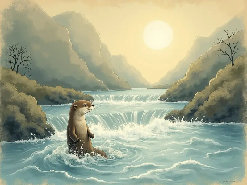 Illustration des Traums: Otter