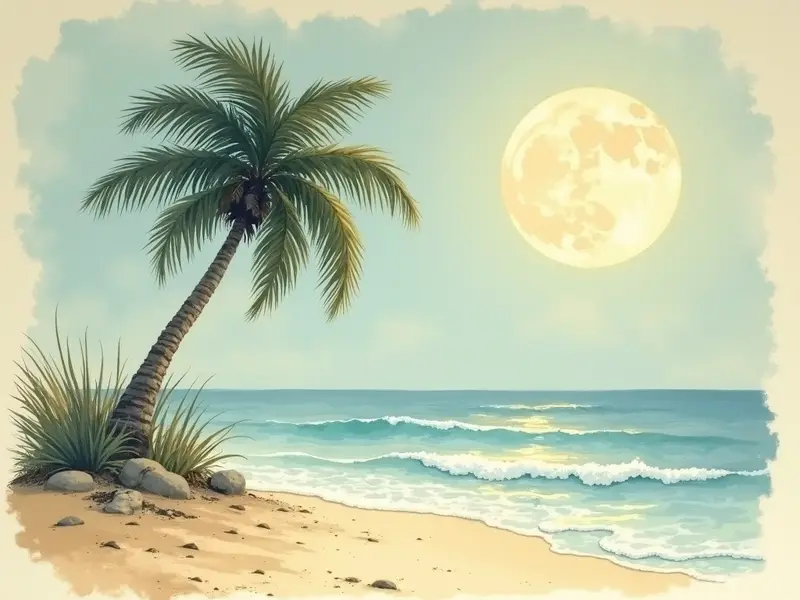 Illustration des Traums: Palme