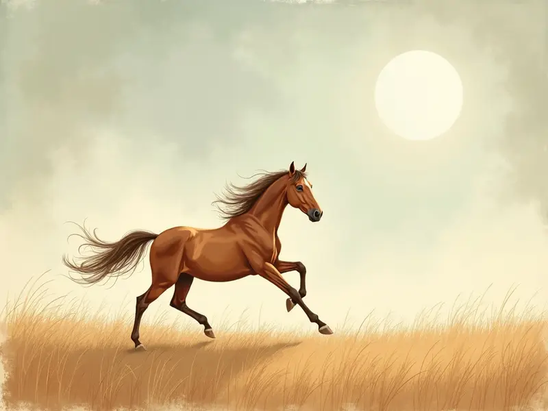 Illustration des Traums: Pferd