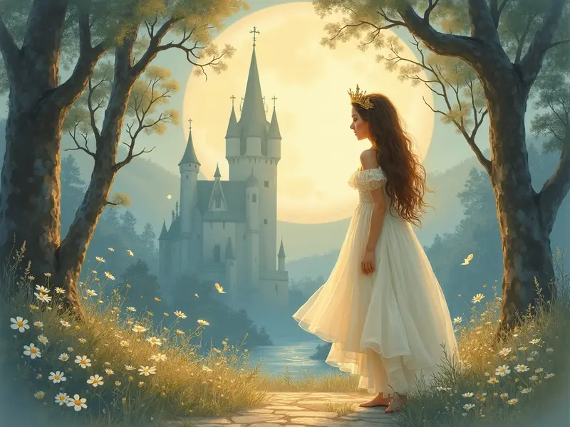 Illustration des Traums: Prinzessin