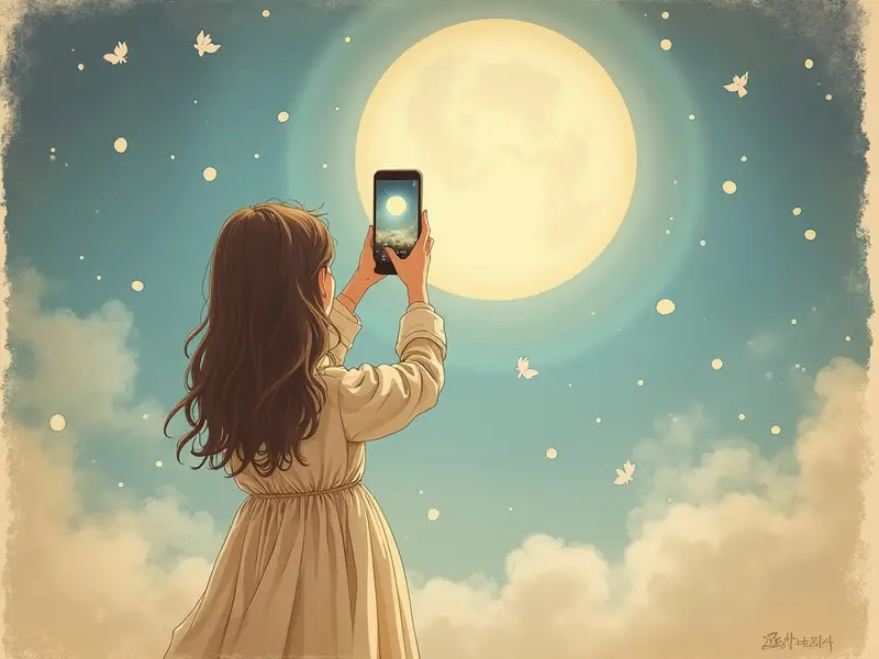 Illustration des Traums: Selfie