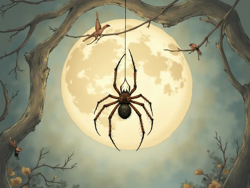 Illustration des Traums: Spinne
