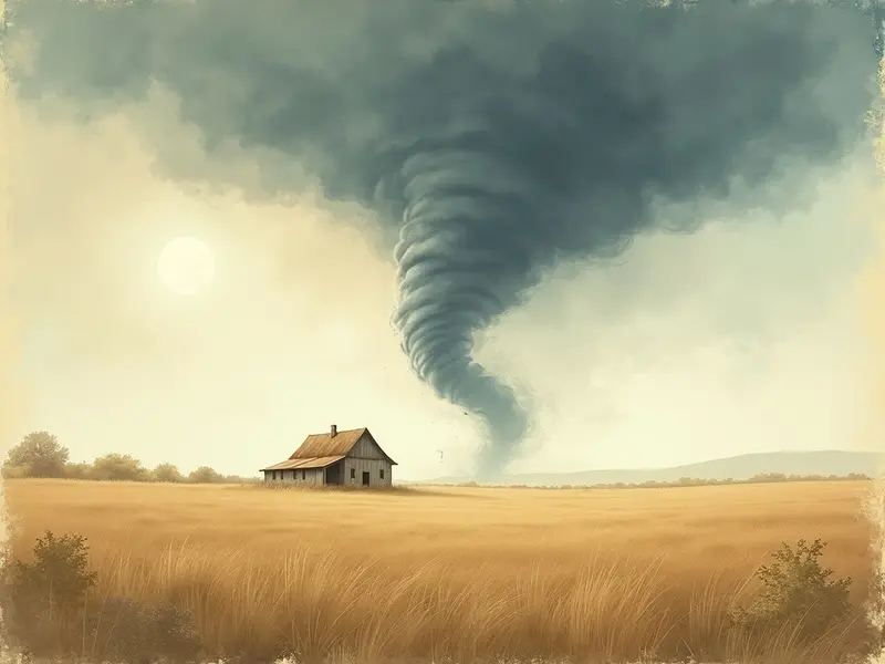 Illustration des Traums: Tornado