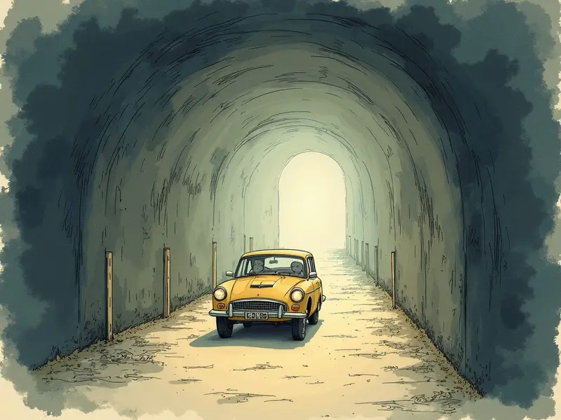 Illustration des Traums: Tunnel