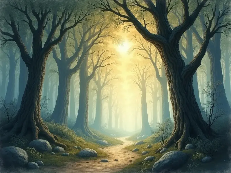 Illustration des Traums: Urwald