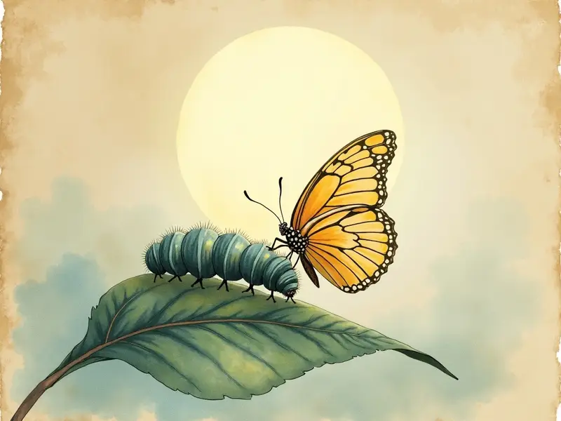 Illustration des Traums: Veränderung