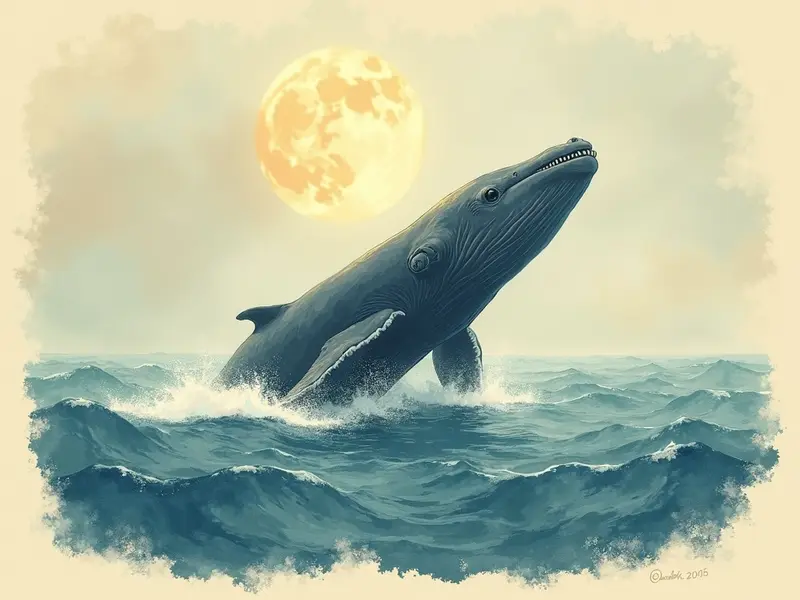 Illustration des Traums: Wal