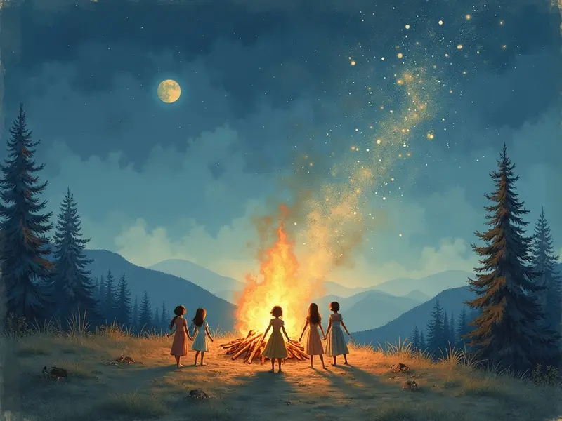 Illustration des Traums: Walpurgisnacht