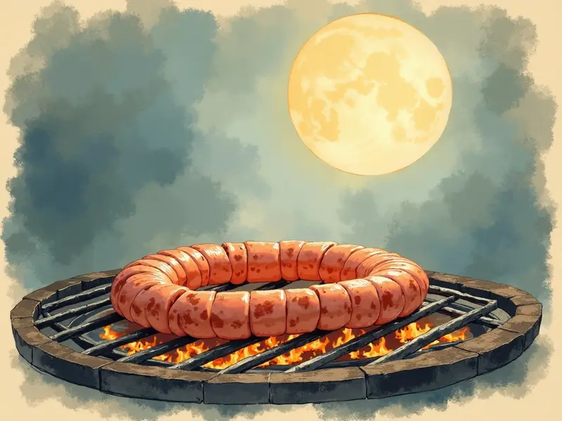Illustration des Traums: Wurst